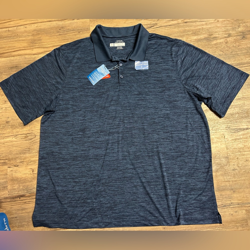 Haggar Navy Polo Shirt for Men